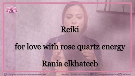 Reiki for love with rose quartz energy